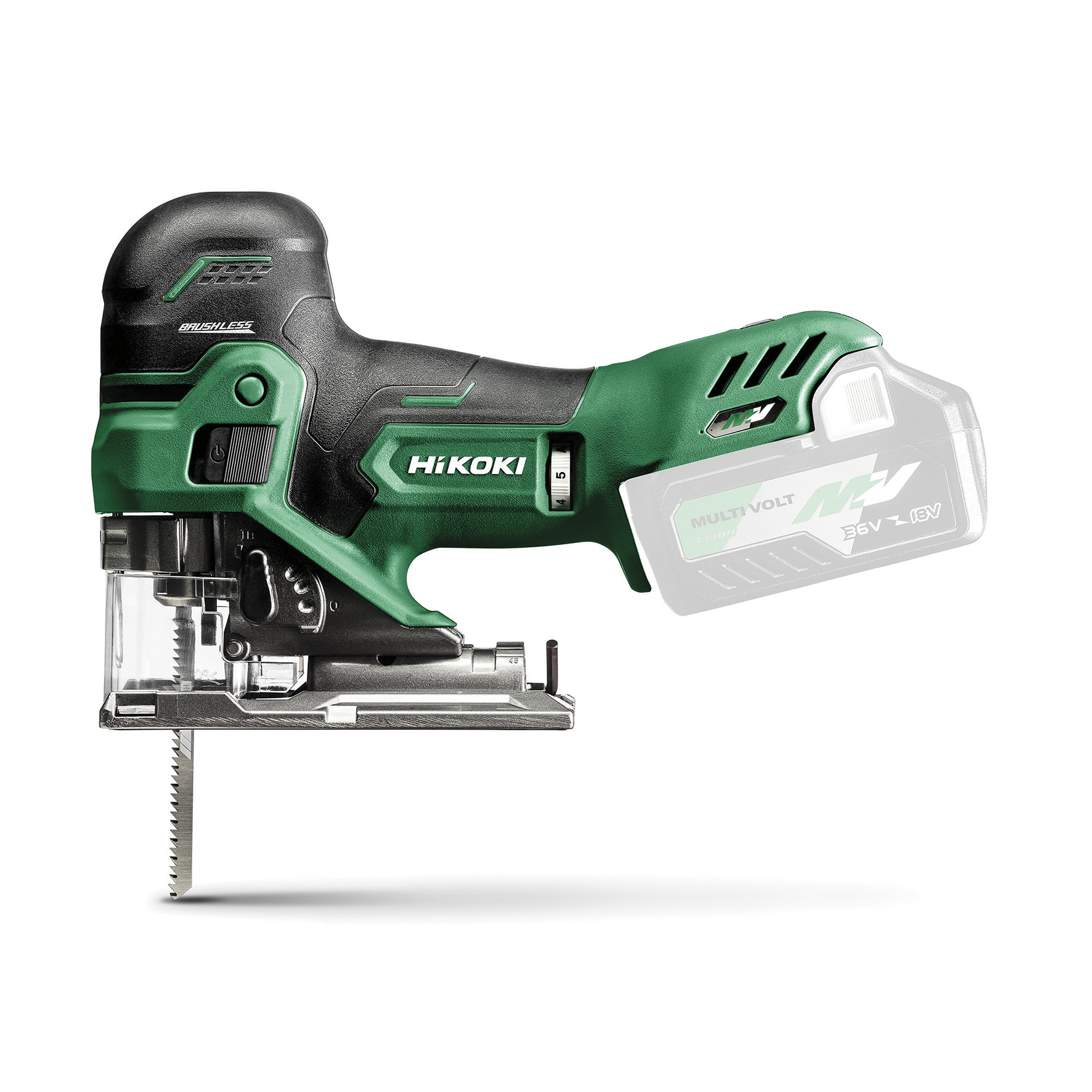 HIKOKI POWER TOOLS - Seghetto Alternativo 36V, solo corpo, Valigetta Stackable.