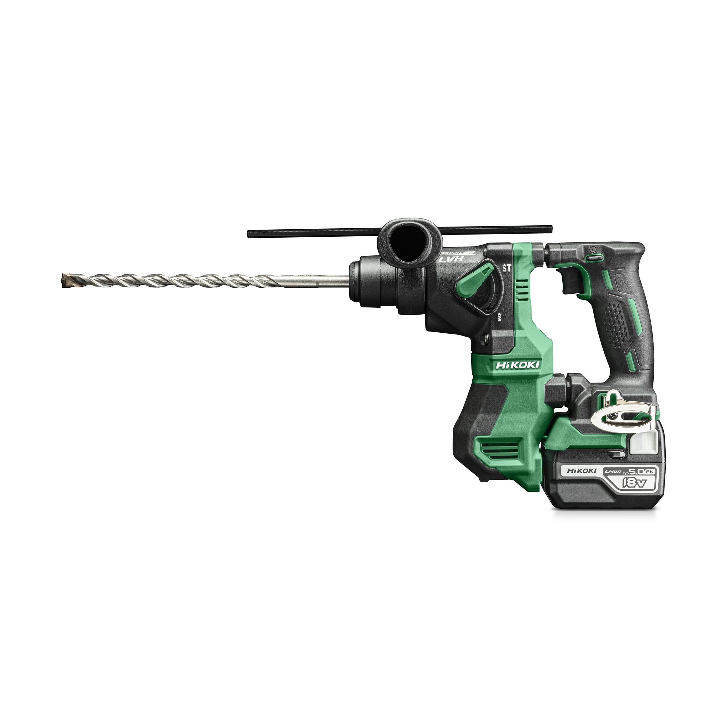 HIKOKI POWER TOOLS - Tassellatore SDS-plus, 18V, 1,3J, EPTA 2 modalit?, Brushless, RFC, auto-stop, 2 x 5.0Ah, Valigetta Stackable.