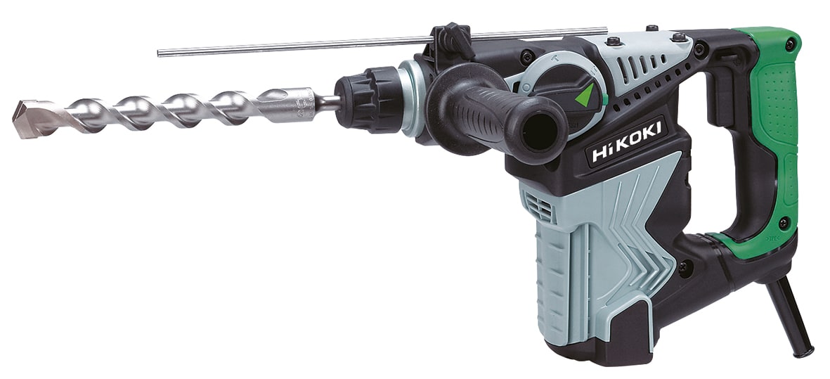 HIKOKI POWER TOOLS - Tassellatore 28mm, Martello Combinato SDS-plus, 720W, 3,2J EPTA, 3 modalit? 3,5Kg, Valigetta.