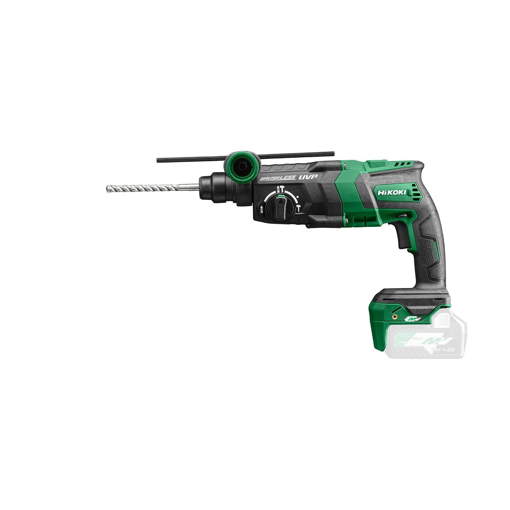 HIKOKI POWER TOOLS - Tassellatore SDS-plus, 36V, RFC, 3 modalit?,3,2J EPTA, Brushless, solo corpo, Valigetta Stackable.