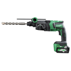 HIKOKI POWER TOOLS - Tassellatore SDS-plus, 36V, RFC, 3 modalit?,3,2J EPTA, Brushless, 2 x MVA, Valigetta Stackable.
