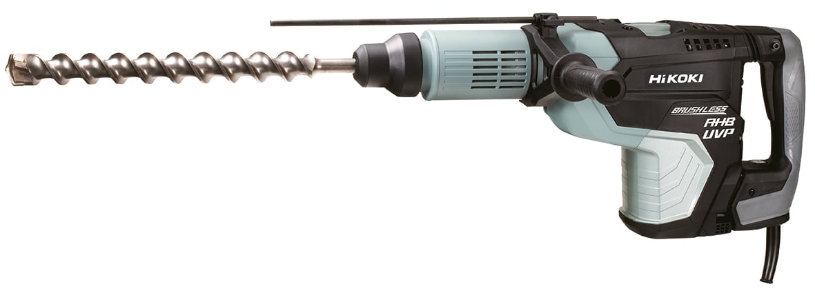 HIKOKI POWER TOOLS - Martello Combinato 52mm SDS-max, 1.500W, 18,8J EPTA, 11,5Kg, 4 Velocit? Elettroniche Corpo AHB, AC Brushless, ZVRP, Valigetta.
