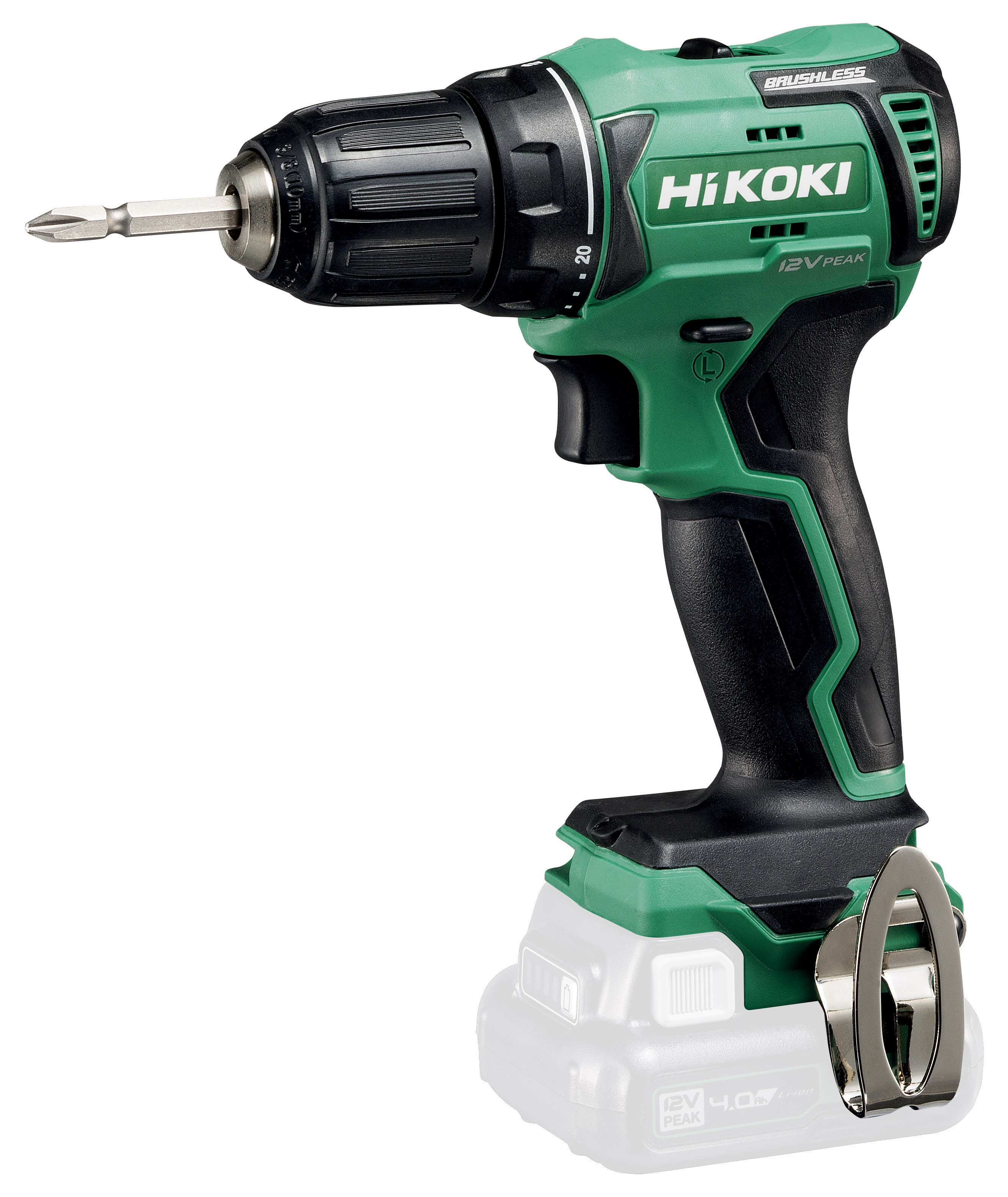 HIKOKI POWER TOOLS - Trapano Avvitatore 12V, 40Nm, Brushless, Solo Corpo - 10Mm - 40Nm - Brushless - Scatola Di Cartone - Dimensioni Confezione Singola: 245X183X96 Mm (Lxwxh) - Peso Confezione Singola: 0,79 Kg