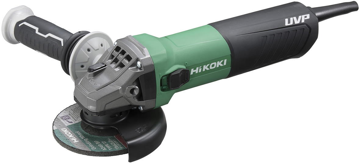 HIKOKI POWER TOOLS - Smerigliatrice Angolare 1.700W, 11.000 Giri/Min, Diametro 125Mm, Frizione Sicurezza, Velocit? Costante, Uvp - M14 - 125Mm - Scatola Di Cartone - Dimensioni Confezione Singola: 380X125X125 Mm (Lxwxh) - Peso Confezione Singola: 3,19 Kg