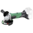 HIKOKI POWER TOOLS - Smerigliatrice Angolare 18V, Diametro 115Mm, Solo Corpo, Valigetta Stackable - M14 - 115Mm - Brushed - Valigetta Stackable - Dimensioni Confezione Singola: 395X295X158 Mm (Lxwxh) - Peso Confezione Singola: 3,9 Kg
