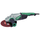 HIKOKI POWER TOOLS - Smerigliatrice Angolare 2.400W, 6.600 Giri/Min, Diametro 230Mm, 6,8Kg Corpo Alluminio, Impugnatura Antivibrante - M14 - 230Mm - Scatola Di Cartone - Dimensioni Confezione Singola: 304X512X204 Mm (Lxwxh) - Peso Confezione Singola: 8,8 Kg