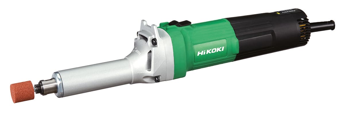 HIKOKI POWER TOOLS - Smerigliatrice Dritta 760W, 2.000-8-300 Giri/Min, Diametro 50Mm, Controllo Elettronico 1,9Kg - 50Mm - Scatola Di Cartone - Dimensioni Confezione Singola: 243X391X72 Mm (Lxwxh) - Peso Confezione Singola: 2,7 Kg