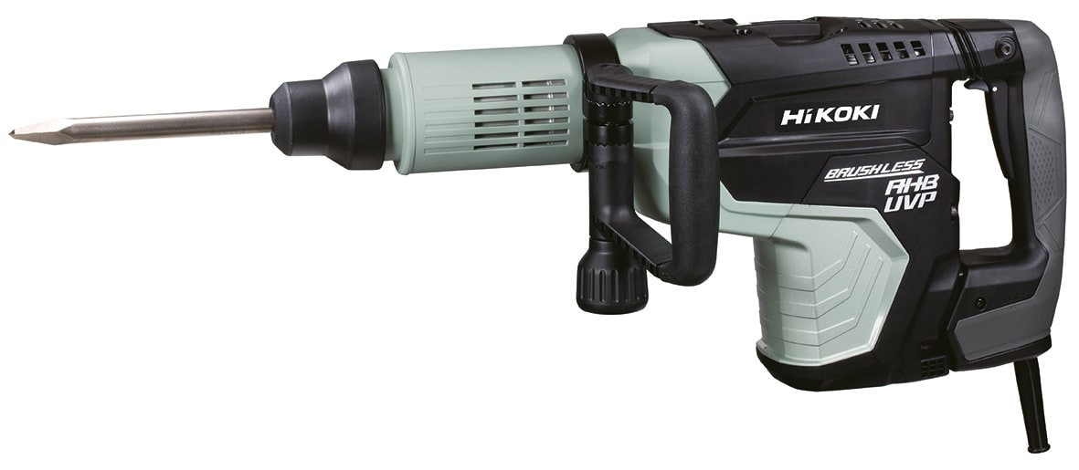 HIKOKI POWER TOOLS - Martello Demolitore SDS-max, 1.500W, 15,9J EPTA, 12,2Kg, 4 Velocit? Elettronica, UVP,Corpo AHB, AC Brushless