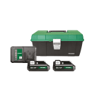HIKOKI POWER TOOLS - Energy Pack 12V, 2Xbsl1225 (12V, 2.5Ah) Caricabatteria Uc12Slw0, Valigetta - Caricabatteria Uc12Sl - Valigetta - Dimensioni Confezione Singola: 390X190X210 Mm (Lxwxh) - Peso Confezione Singola: 3,3 Kg