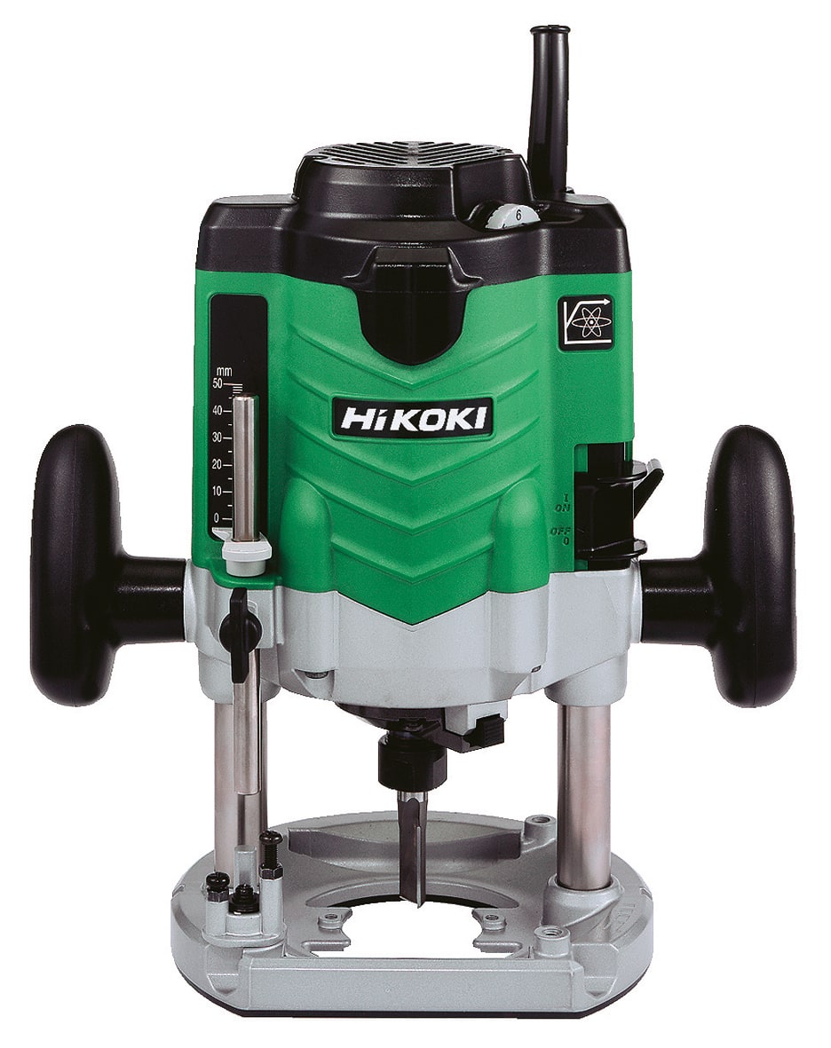 HIKOKI POWER TOOLS - FresatriceVerticale 2.000W, Velocit? Elettronica 8.000-22.000 giri/min, mandrino da 12mm, Avviamento Progressivo.