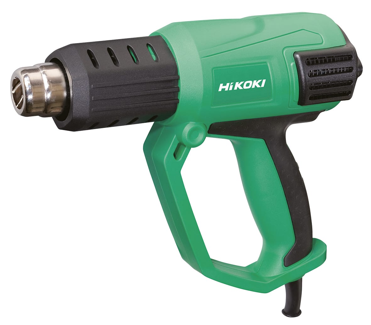 HIKOKI POWER TOOLS - Termosoffiatore 2.000W, 5 regolazione digitale temperatura (da 50 C gradi- 650 C gradi), Display LCD, include 5 accessori, Valigetta.