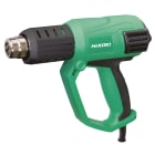 HIKOKI POWER TOOLS - Termosoffiatore 2.000W, 5 regolazione digitale temperatura (da 50 C gradi- 650 C gradi), Display LCD, include 5 accessori, Valigetta.