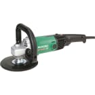 HIKOKI POWER TOOLS - Levigatrice Lucidatrice 1.250W, Platorello Diametro 180Mm, Velocit? Elettronica (600-3.400), Soft Start, Cuffia, Disco Abrasivo - 180Mm - Scatola Di Cartone - Dimensioni Confezione Singola: 470X210X180 Mm (Lxwxh) - Peso Confezione Singola: 8,9 Kg