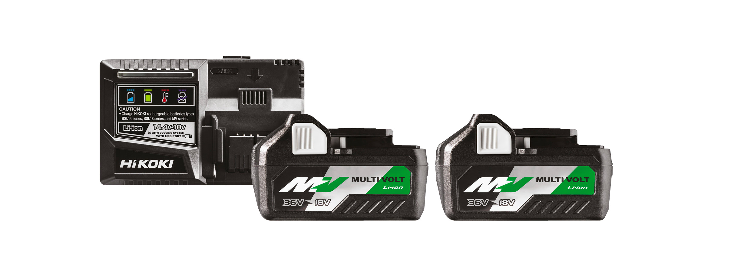 HIKOKI POWER TOOLS - BOOSTERPACK 36/18V, 2 BATT.MV TIPO A UC18YSL3WEZ