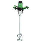 HIKOKI POWER TOOLS - Miscelatore 1.200W, 650 giri/min 2 Velocit?, Regolazione Elettronica, attacco Frusta M14 (completo di Frusta Diametro 120mm)