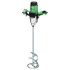 HIKOKI POWER TOOLS - Miscelatore 1.600W, 650 Giri/Min 2 Velocit?, Regolazione Elettronica, Attacco Frusta M14 (Completo Di Frusta Diametro 160Mm) - M14 - 160Mm - Scatola Di Cartone - Dimensioni Confezione Singola: 375X620X240 Mm (Lxwxh) - Peso Confezione Singola: 8,16 Kg