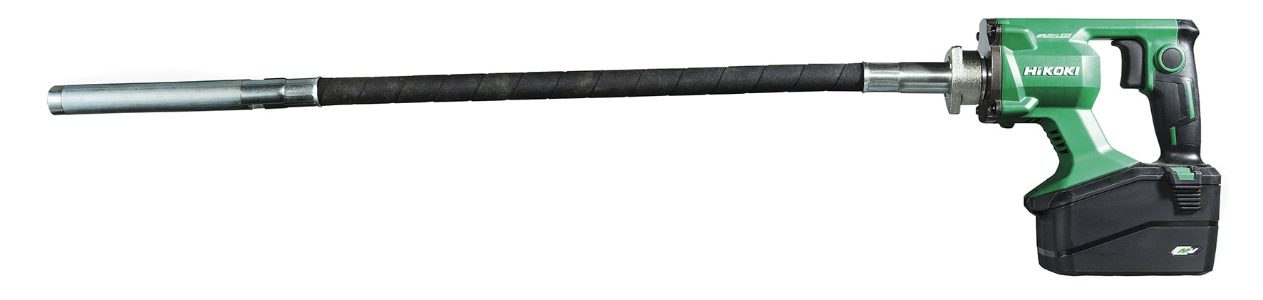 HIKOKI POWER TOOLS - Vibratore per cemento 36V, tubo Diametro 28mm Lungh. 824mm, solo corpo, Valigetta Stackable.