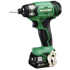 HIKOKI POWER TOOLS - Avvitatore A Impulsi 12V, 110Nm, Attacco Esagonale 1/4'', 2 X 2.5Ah - Hex1/4'' - 110Nm - Brushed - Scatola Di Cartone - Dimensioni Confezione Singola: 279X380X101 Mm (Lxwxh) - Peso Confezione Singola: 3,5 Kg