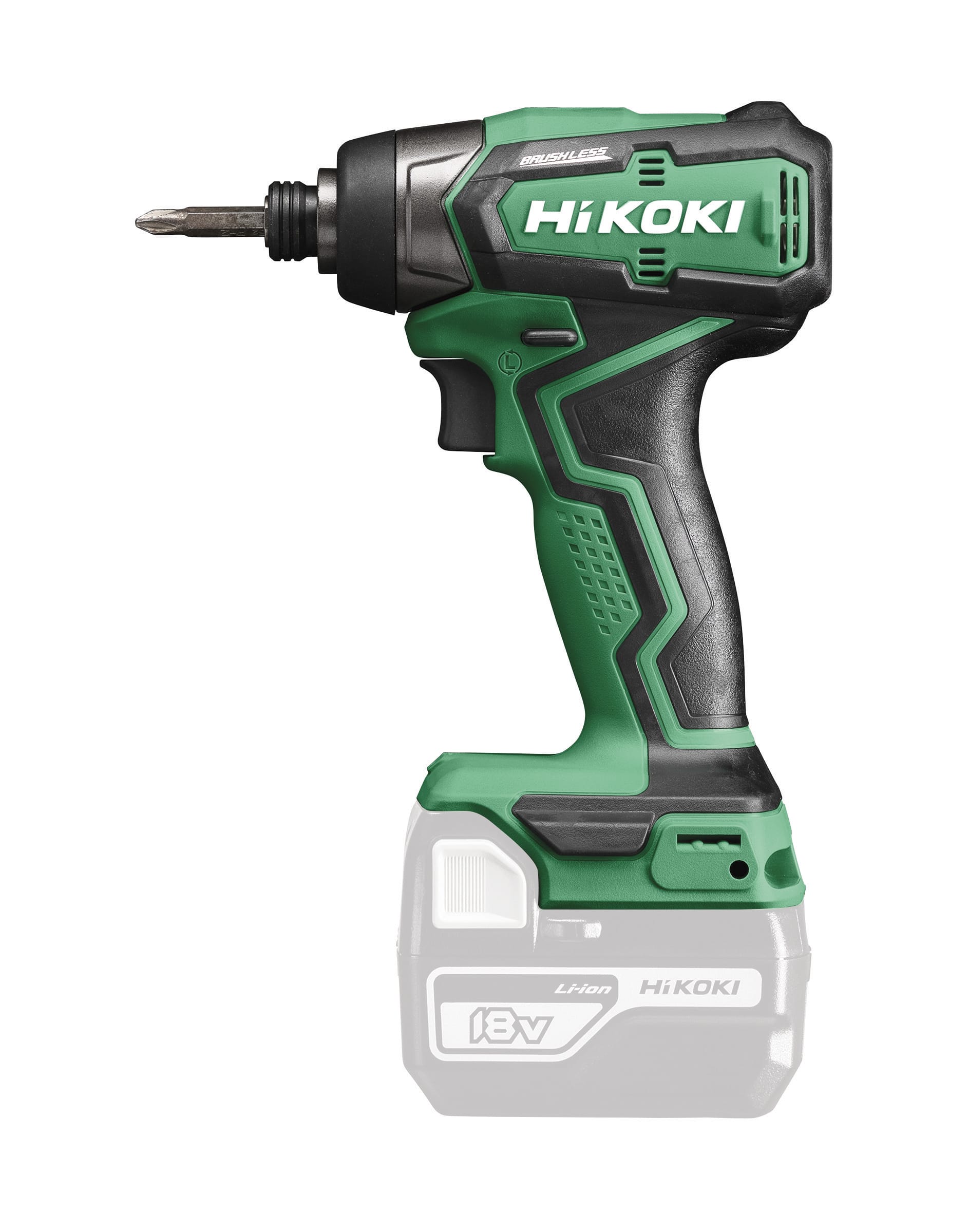 HIKOKI POWER TOOLS - Avvitatore a Impulsi 18V, 140Nm, Brushless, attacco esagonale 1/4", solo corpo, Valigetta Stackable.