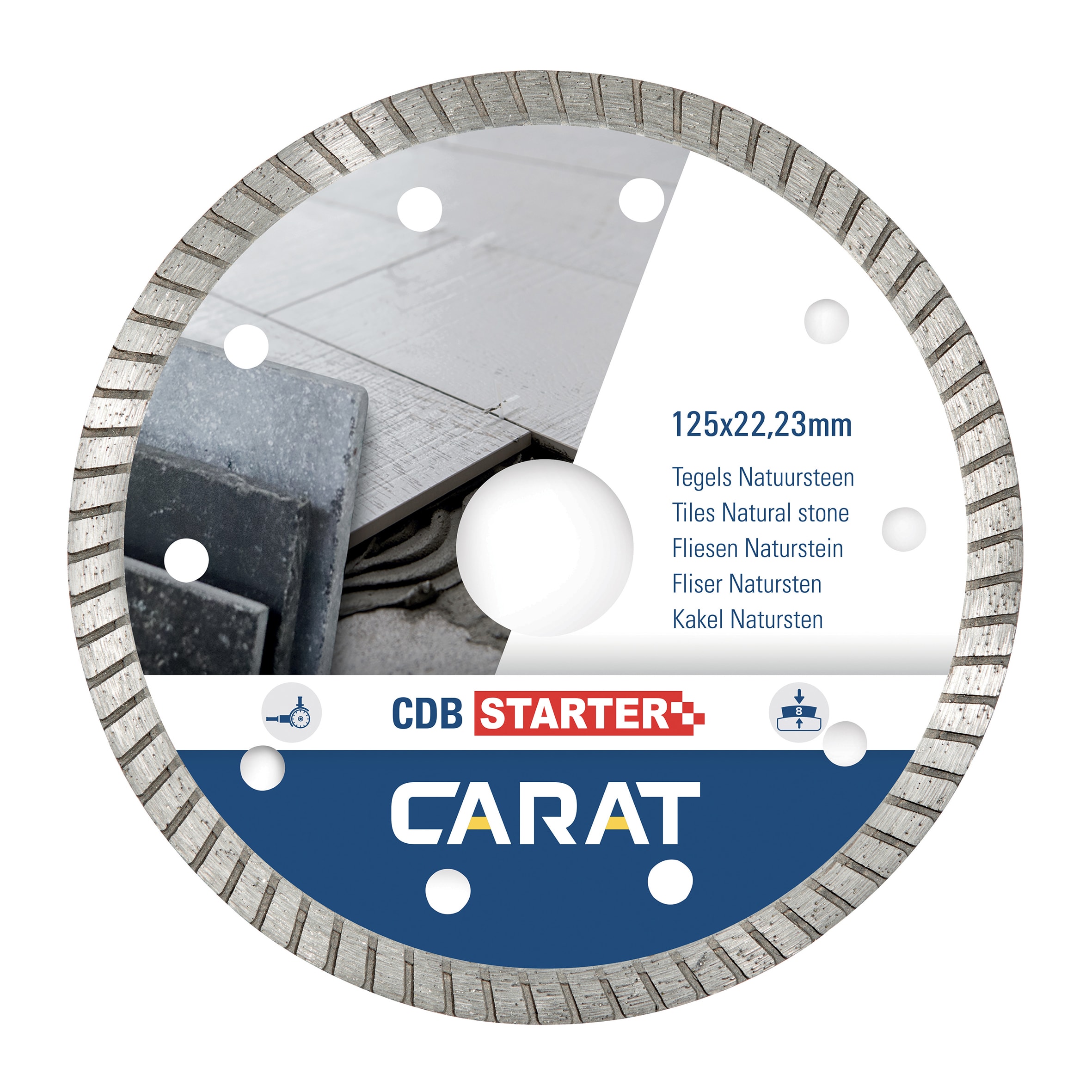 HIKOKI POWER TOOLS - Disco diamantato per piastrelle CDB d.115x22.23mm, STARTER