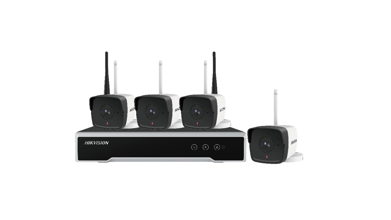 HIKVISION ITALY - NK42W0H-1T(WD)(B) KIT WI-FI NVR + 4 CAM