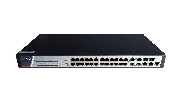 HIKVISION - DS-3E2528P SWITCH MANAGED 24 POE + 4