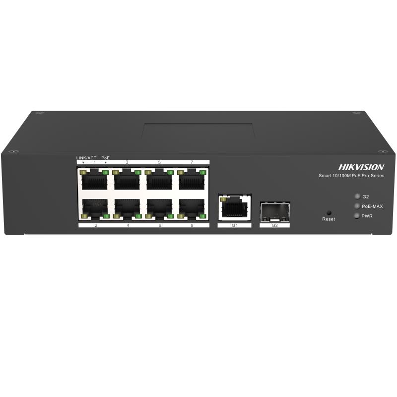 HIKVISION - DS-3T1310P-SI/HS SW SM.MAN. 8POE 1 SFP I