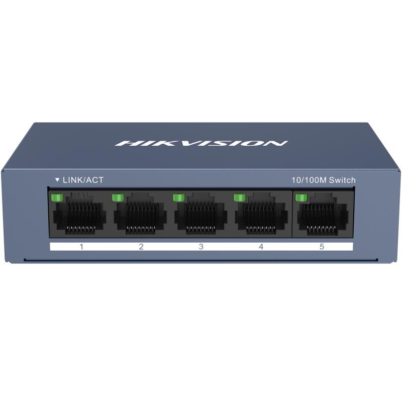HIKVISION - DS-3E0105-O SWITCH 10/100 CASE METALLICO