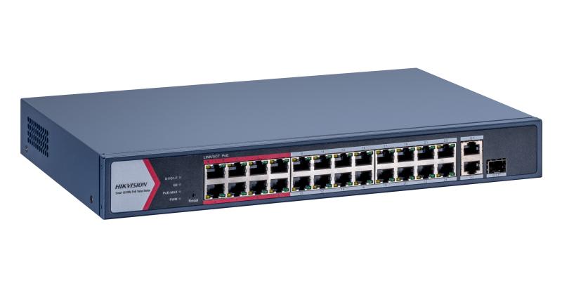 HIKVISION - DS-3E1326P-EI/M SMART SWITCH POE 10/100