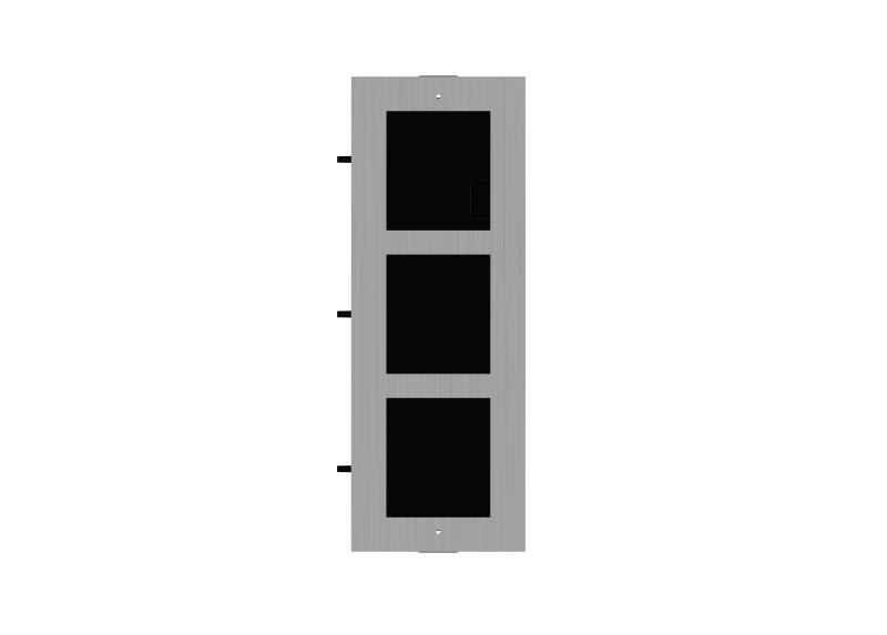 HIKVISION - DS-KD-ACF3/S CORNICE A INCASSO INOX 3 MO