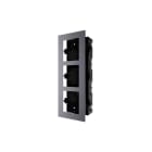 HIKVISION - DS-KD-ACF3/PLASTIC SCATOLA DA INC 3 MODU