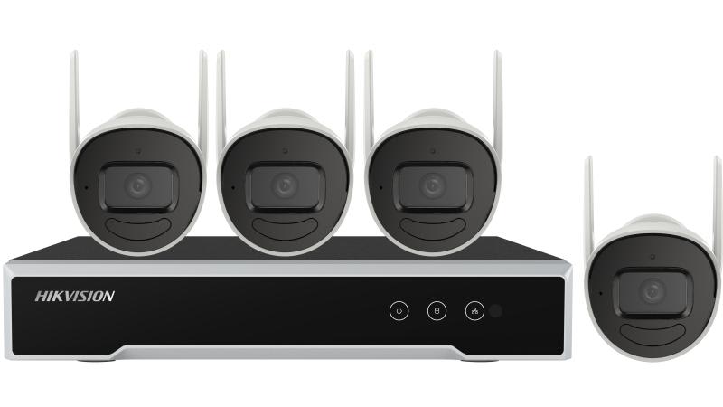 HIKVISION - NK42W0H-1T KIT WI-FI 2MP NVR + 4 CAM