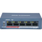 HIKVISION - DS-3E0105P-E/M SWITCH UNMAN 4 POE ECO