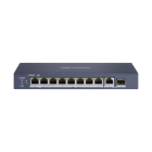 HIKVISION - DS-3E0510HP-E SWITCH GIGABIT UNMAN 8 POE
