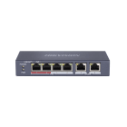 HIKVISION - DS-3E0106P-E/M SWITCH UNMAN 4 POE ECO