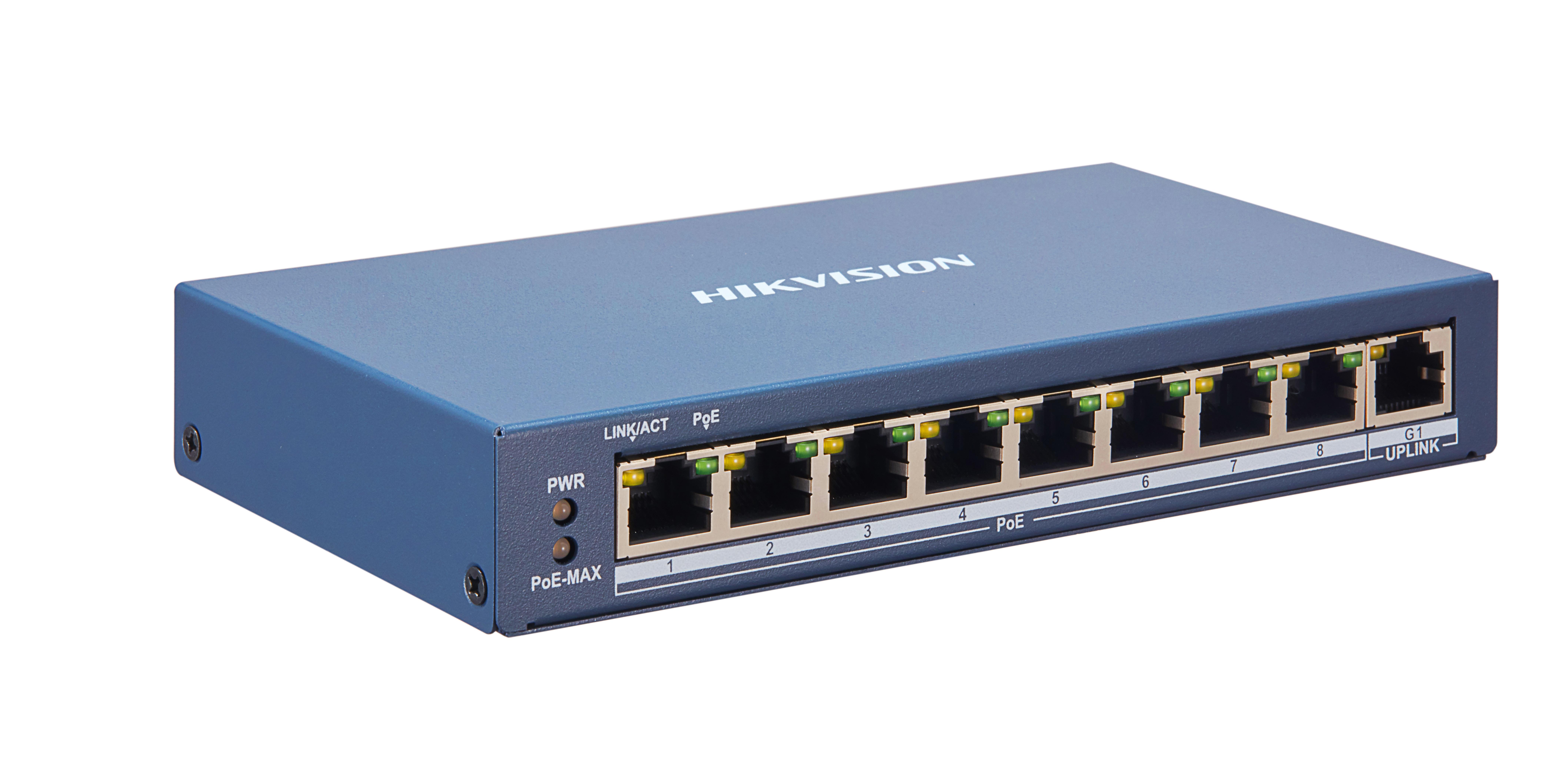 HIKVISION - DS-3E1309P-EI SWITCH SMART MAN 8 POE