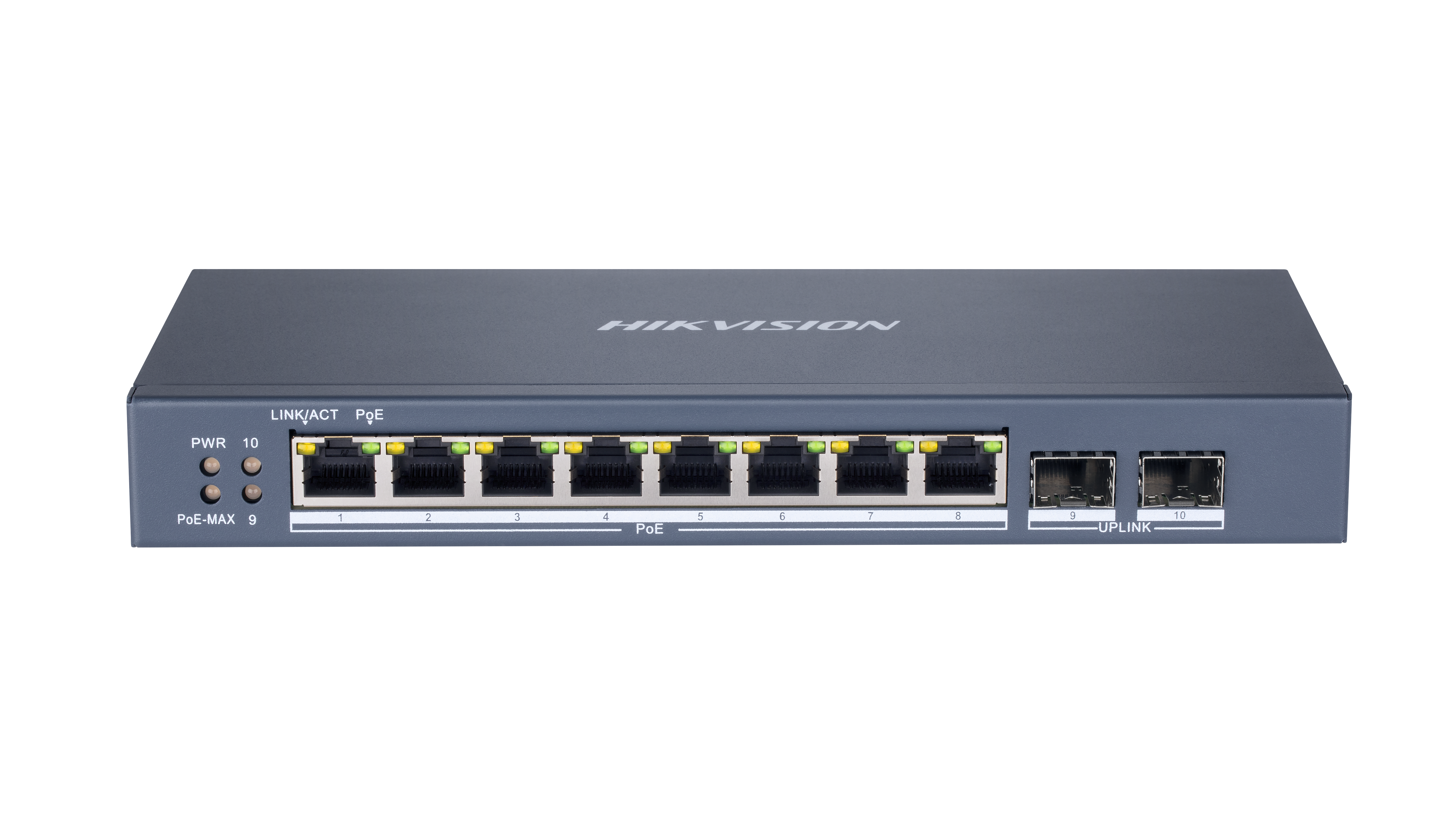 HIKVISION - DS-3E1510P-SI SWITCH GIGABIT SMART MAN8P