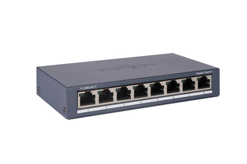 HIKVISION - DS-3E0508-O SWITCH GIGABIT CASE METALLIC
