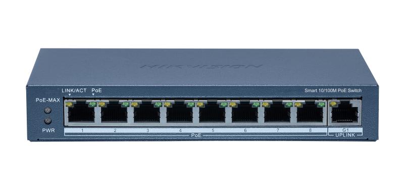 HIKVISION - DS-3E1309P-EI SMART MANPOE 10/100 + UPLI