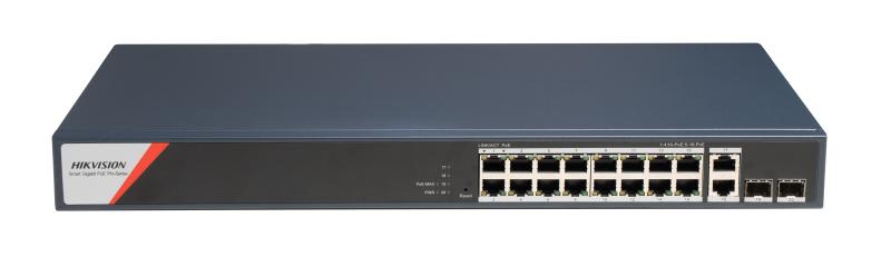 HIKVISION - DS-3E1520HP-SI-16P2T2F SMARTMAN HI-POE G
