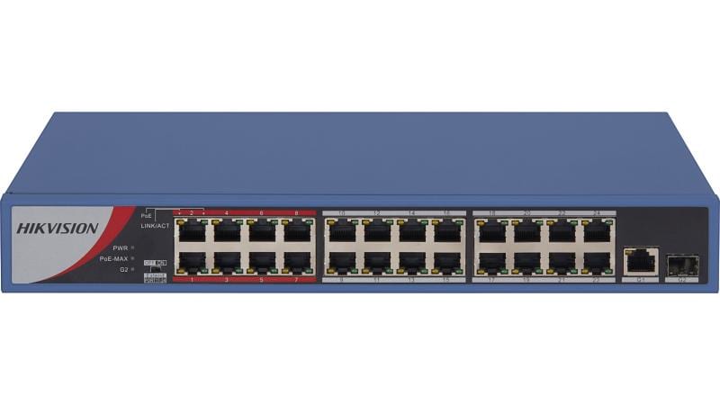 HIKVISION - DS-3E0326P-E/M SWITCH UNMAN 24 POE ECO