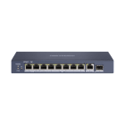 HIKVISION - DS-3E0510HP-E SWITCH GIGABIT UNMAN 8 POE