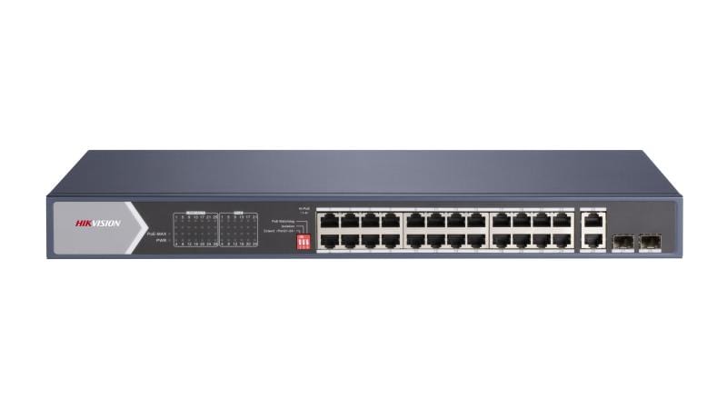 HIKVISION - DS-3E0528HP-E SWITCH GIGABIT UNMAN 24 PO