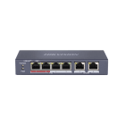 HIKVISION - DS-3E0106P-E/M SWITCH UNMAN 4 POE ECO