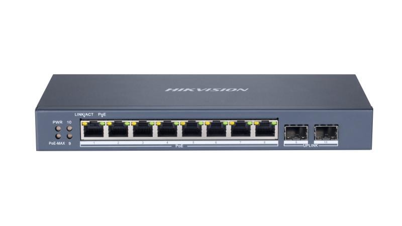 HIKVISION - DS-3E1510P-SI SWITCH GIGABIT SMART MAN8P