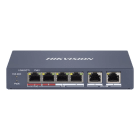 HIKVISION - DS-3E1106HP-EI SWITCH SMART MAN 4 POE +2