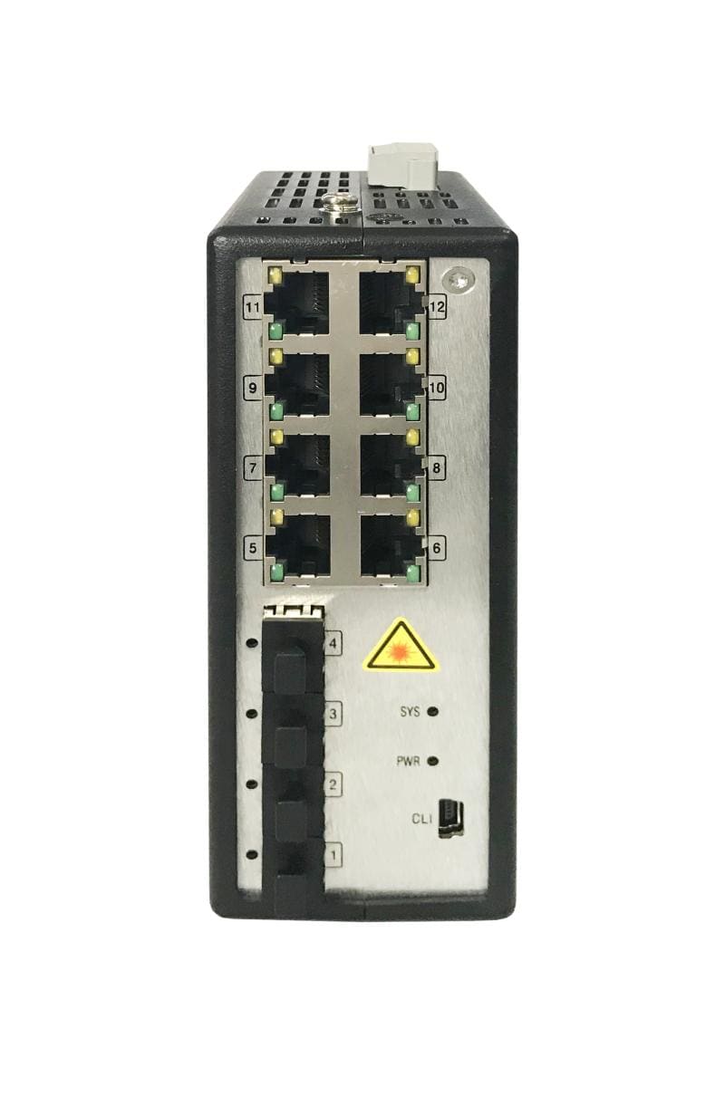 HIKVISION - DS-3T3512P SWITCH IND. MAN. 8 POE +4 SFP