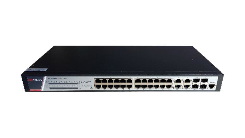 HIKVISION - DS-3E2528P SWITCH MANAGED 24 POE + 4