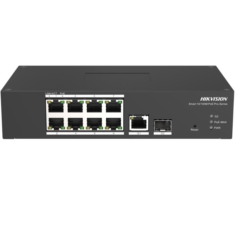 HIKVISION - DS-3T1310P-SI/HS SW SM.MAN. 8POE 1 SFP I