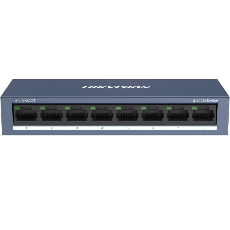 HIKVISION - DS-3E0108-O SWITCH 10/100 CASE METALLICO